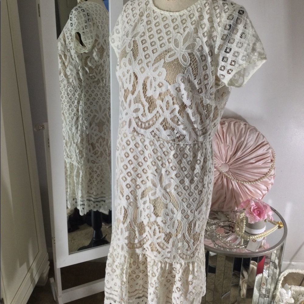 NWOT luxology  lace dress size 8